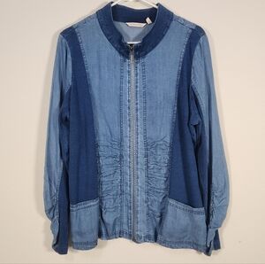 New Soft Surroundings Kendra Two-Toned Jacket